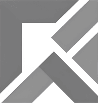 Минималистичный абстрактный логотип компании Скидки Акции в серых тонах на белом фоне